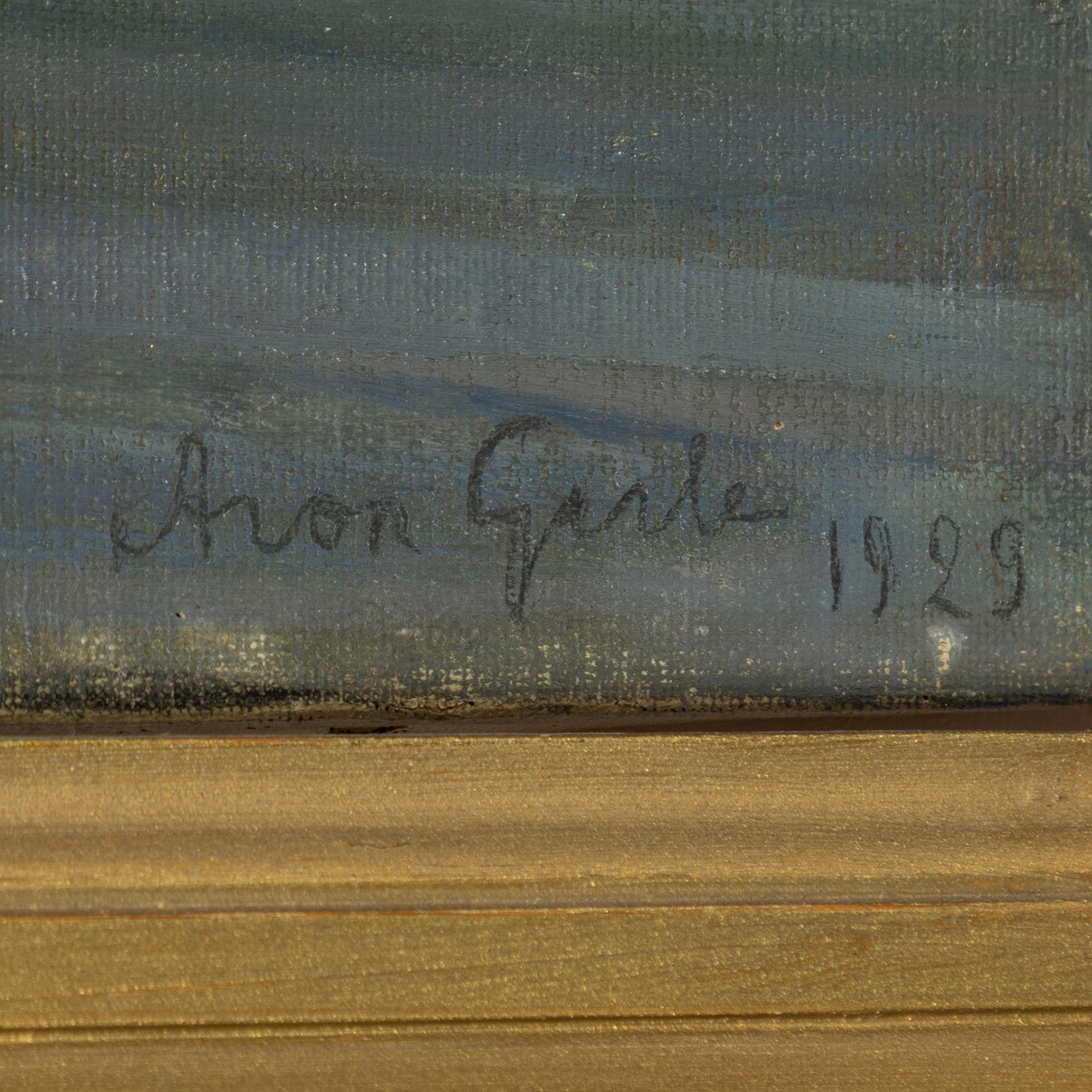 Aron Gerle, "Skymning, Gotlandsgatan".