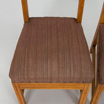 Louis Sparre, A table and two chairs for Aktiebolaget Iris, Borgå around 1900.