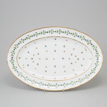 A French dinner service, circa 1800, some pieces marked M F Guerhard & Dahl.  (70 pieces).