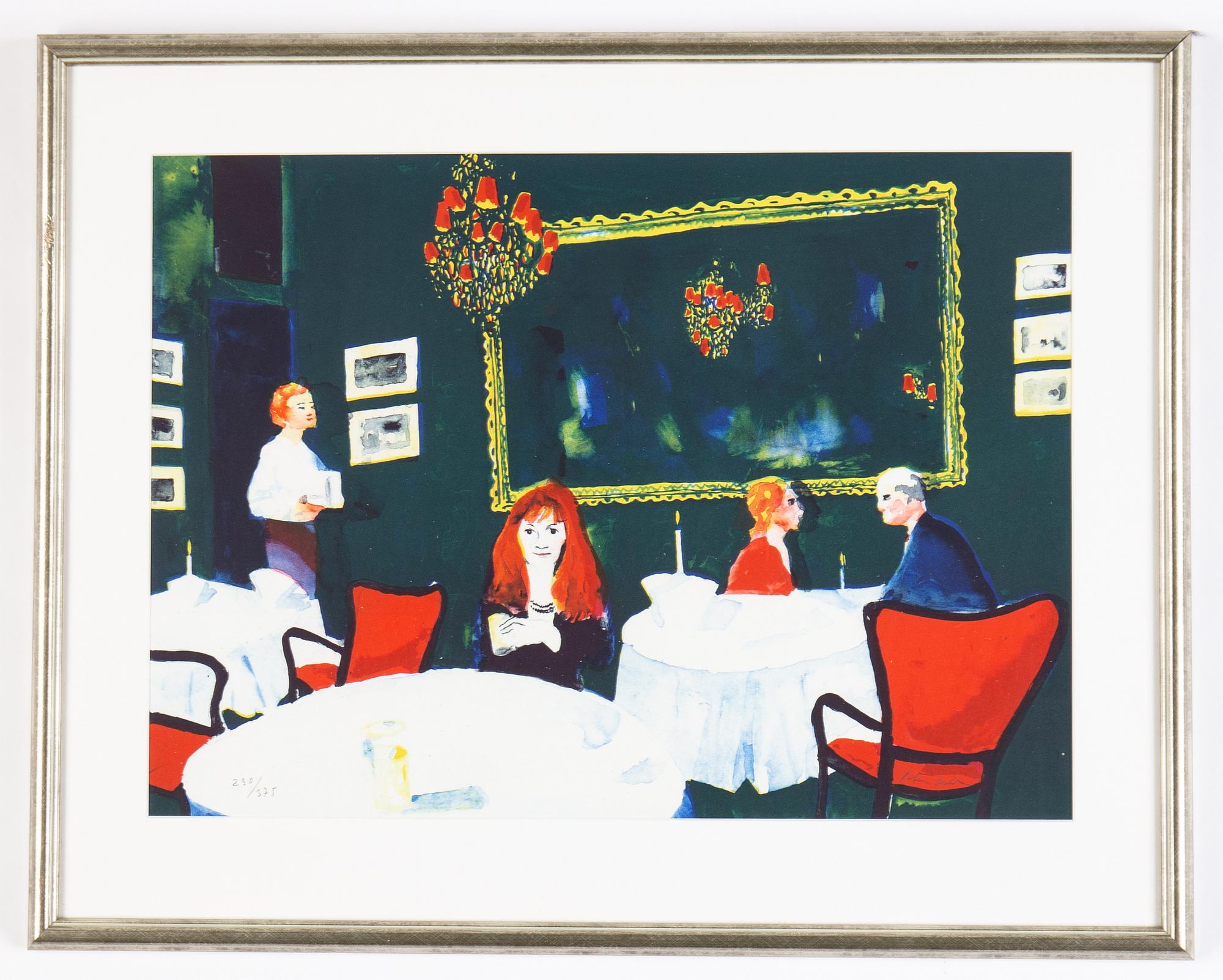 Peter Dahl, lithograph in colors, signed and 230/375.