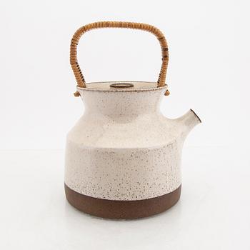 Signe Persson-Melin, a glazed ceramic teapot, signed.