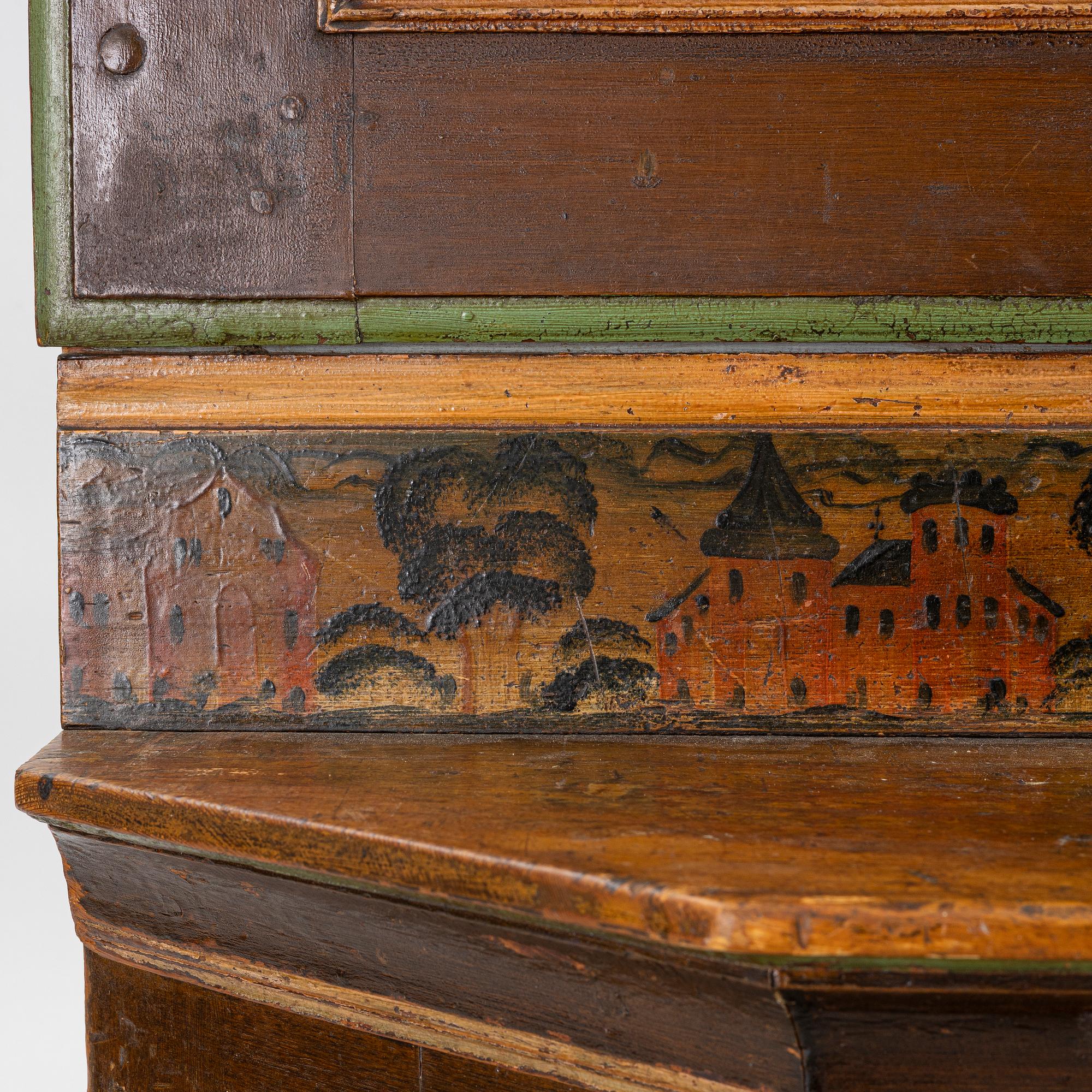 A cabinet, Dalarna, dated 1779.