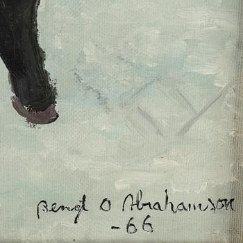 BENGT OLOV ABRAHAMSSON, oil on canvas, signed and dated 1966.