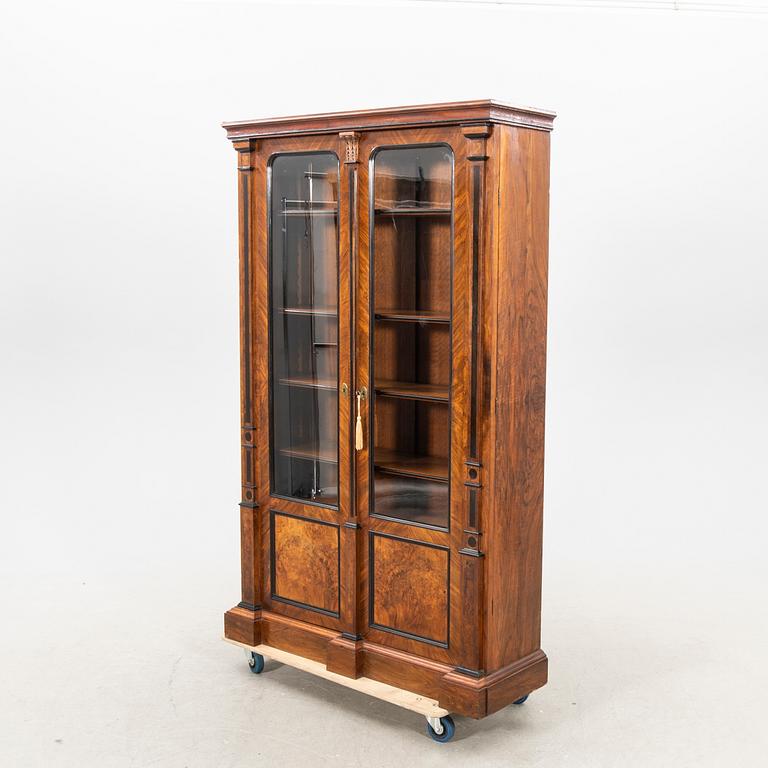 A late Empire mahogany book case.
