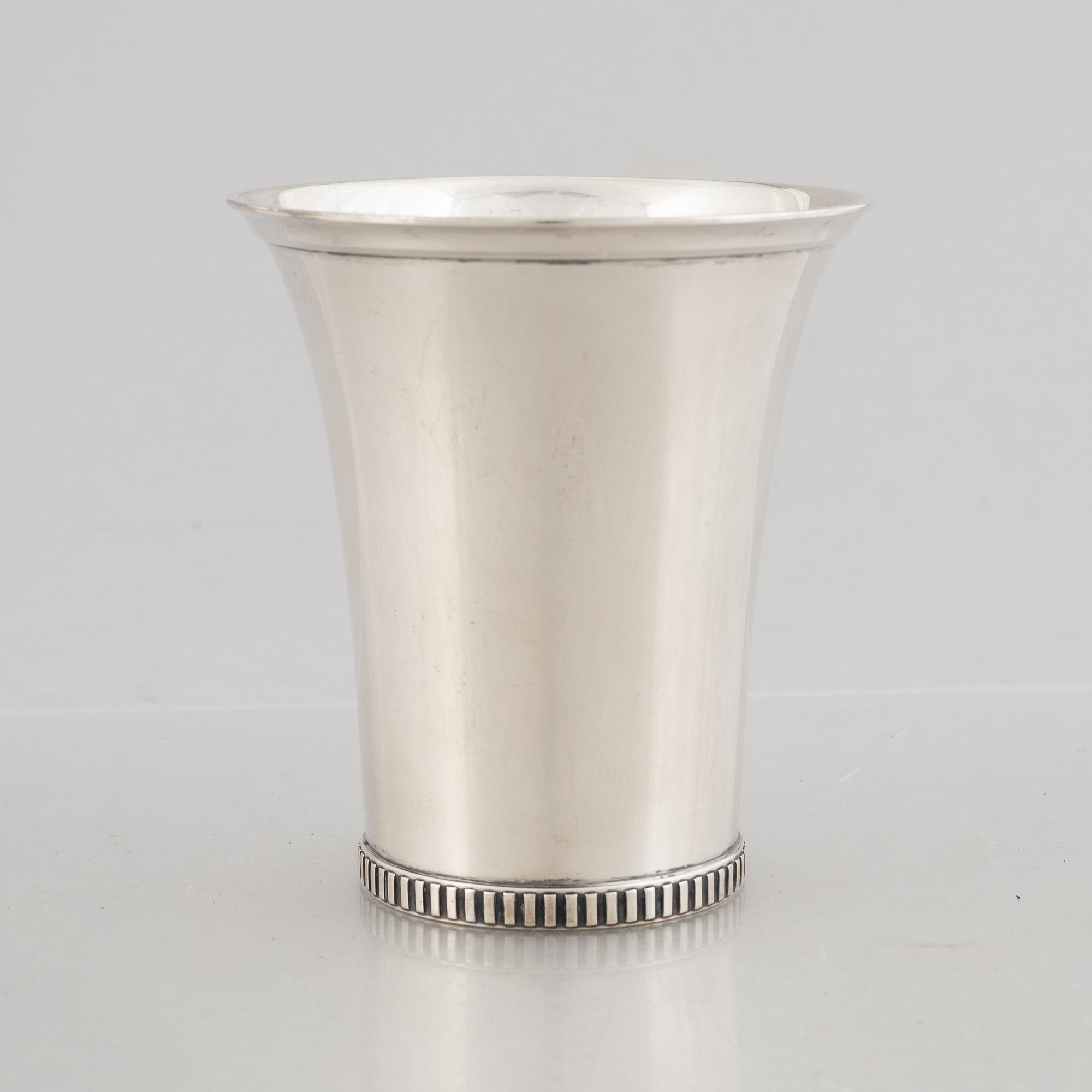 A Danish silver beaker, mark of Grann & Laglye, Copenhagen 1932.