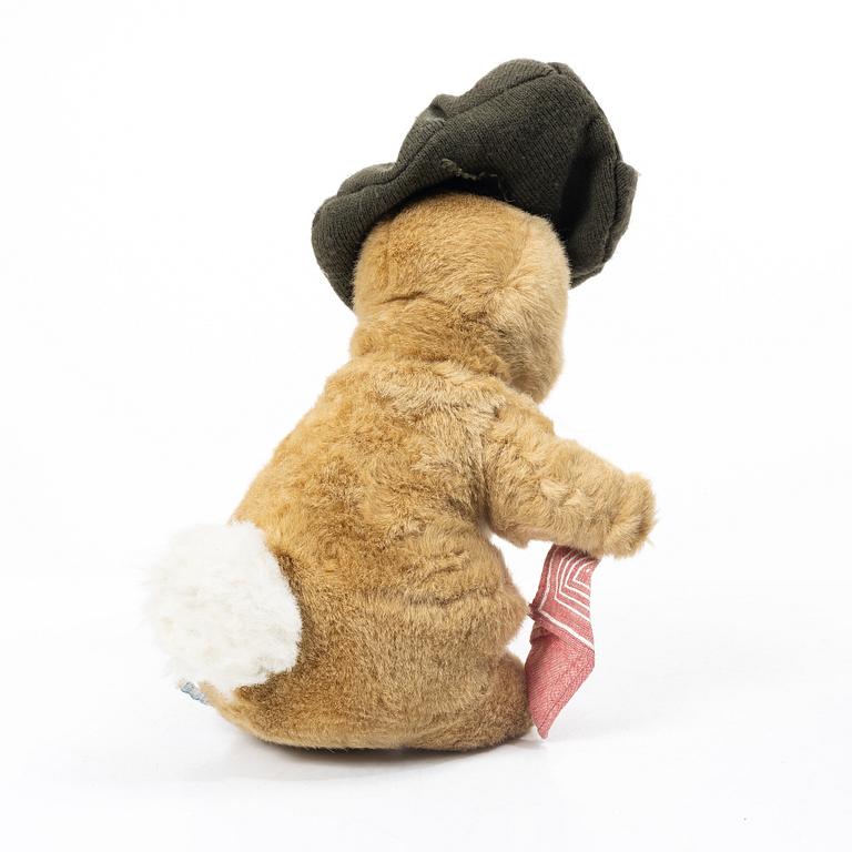 Steiff, leksaksdjur, 7 + 1 st, 1900-talets andra hälft.