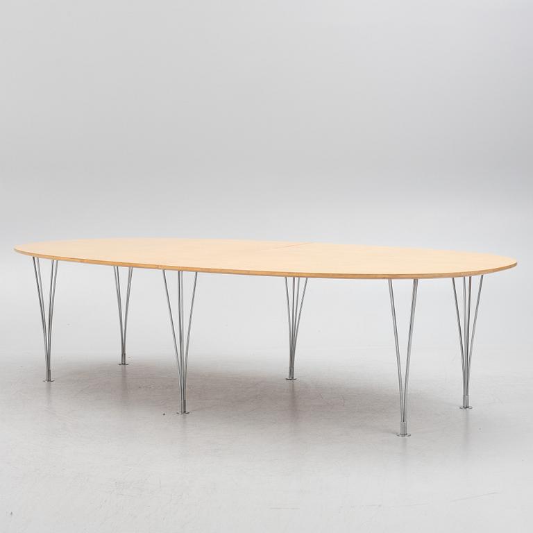 Bruno Mathsson, & Piet Hein, dining table, "Superellipse", Bruno Mathsson International, 1990s.