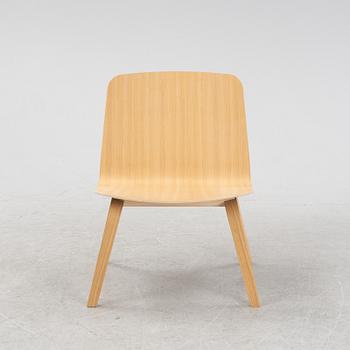 A contemporary 'Palm' oak chair by Says Who design for Bolia.