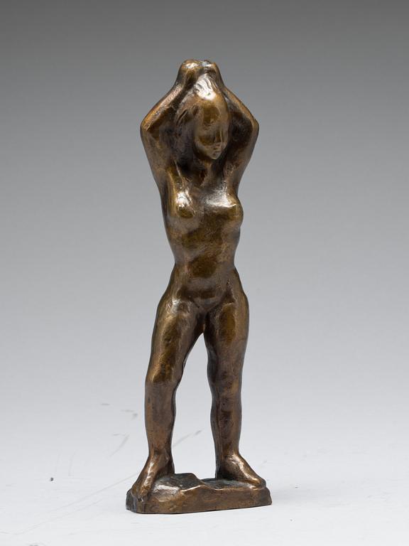 SIGGE BERGGREN, skulptur brons. Signerad.