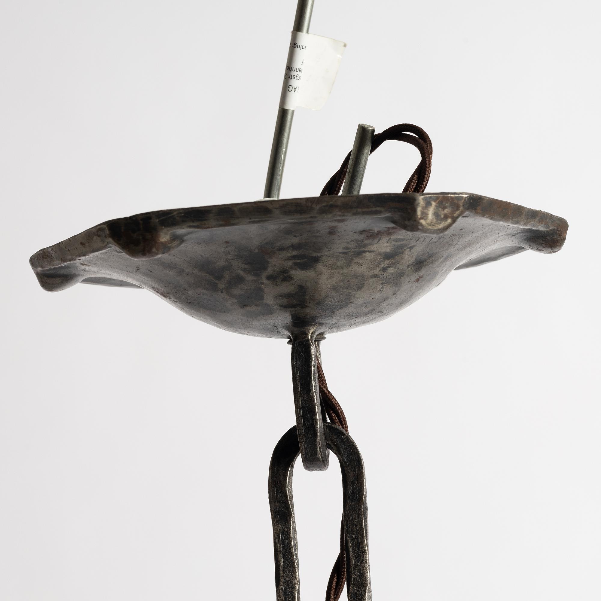 Arvid Böhlmarks Lampfabrik, a ceiling lamp model "5462", Stockholm, 1920s.