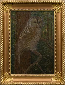 JONAS HEISKA,oil on cardboard, signed and dated -36.