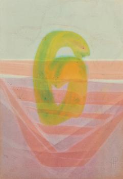 water colour, signed and dated -29.