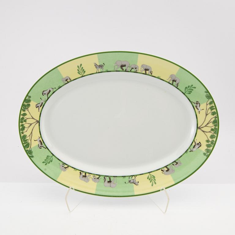 Hermès, servis "Africa" ca 22 dlr Frankrike 2000-tal porslin.