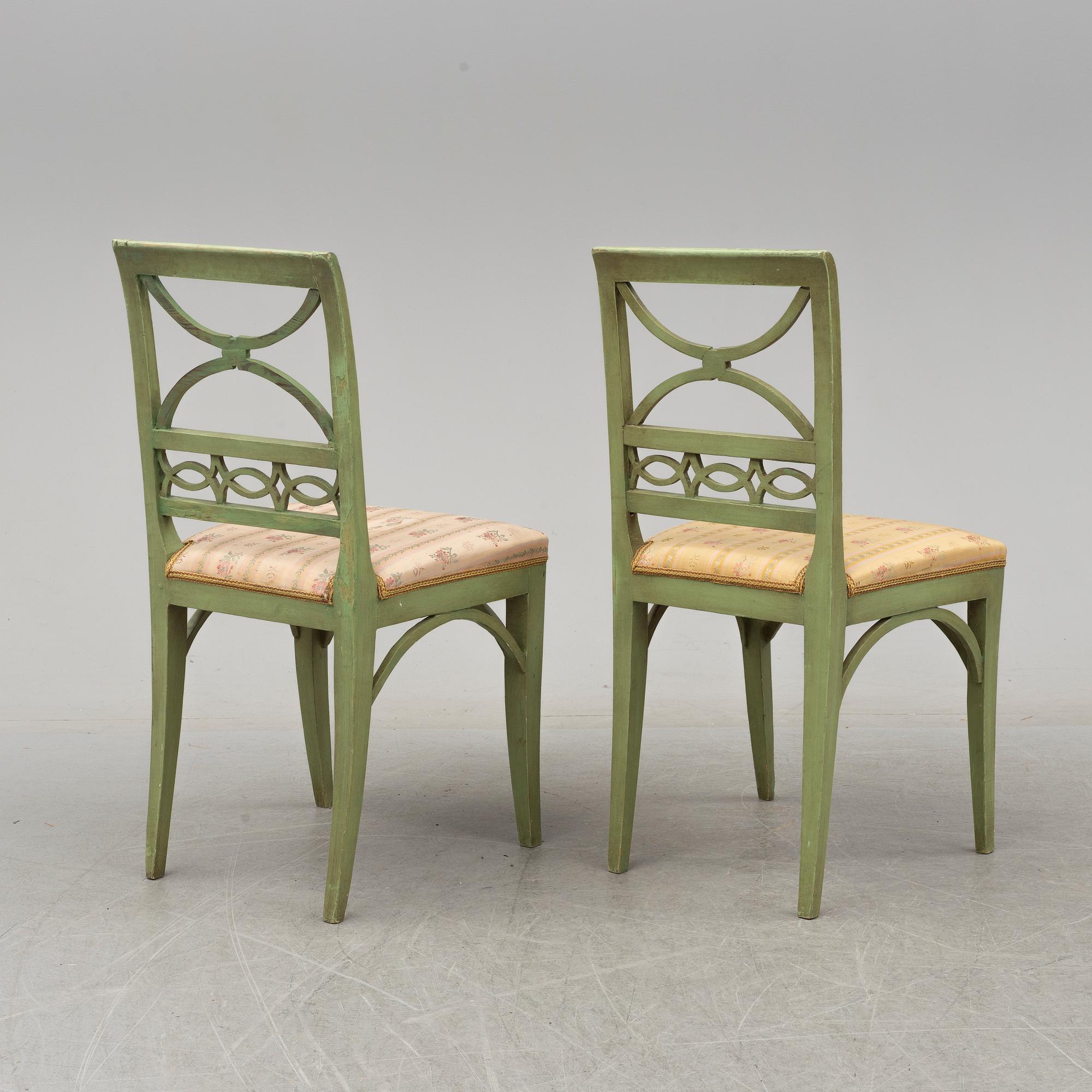 STOLAR, 6 st, 1800-talets första hälft.
