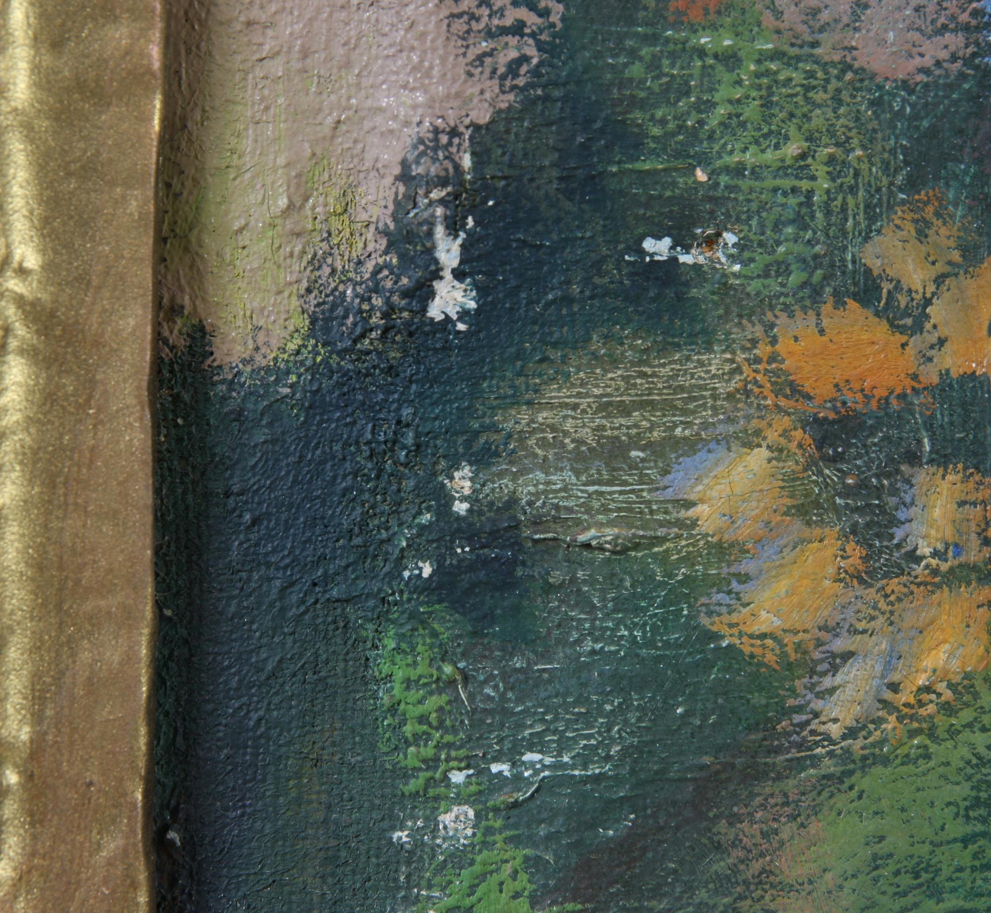 OKÄND KONSTNÄR, olja på duk, sign N Björklund.