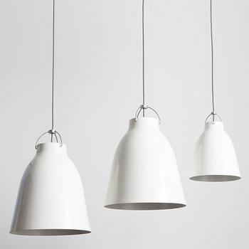 Cecilie Manz, three pendant lamps, "Caravaggio", Lightyears.