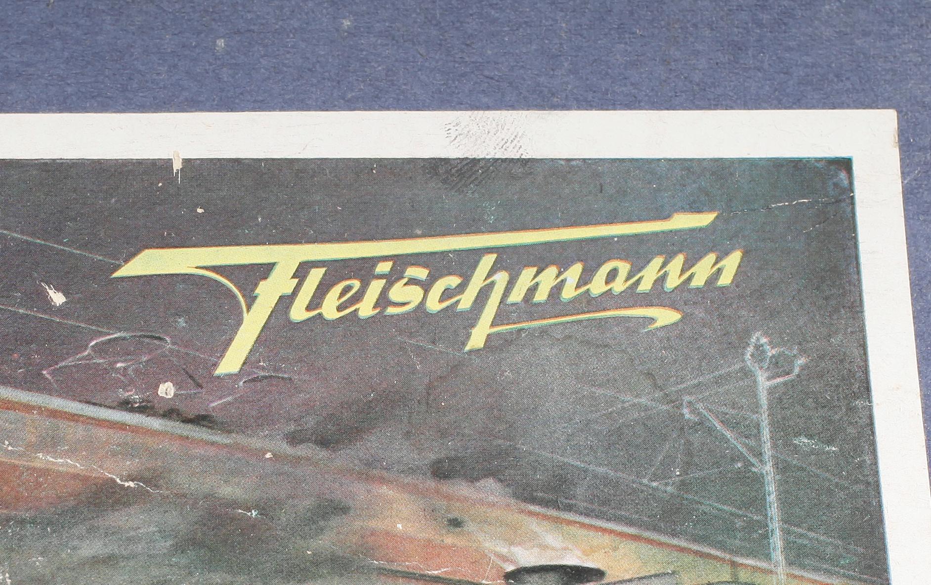 MODELLTÅGSDELAR, 6 delar, Fleischmann, Tyskland.