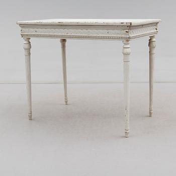 VÄGGBORD, gustaviansk stil, 1800-talets andra hälft.