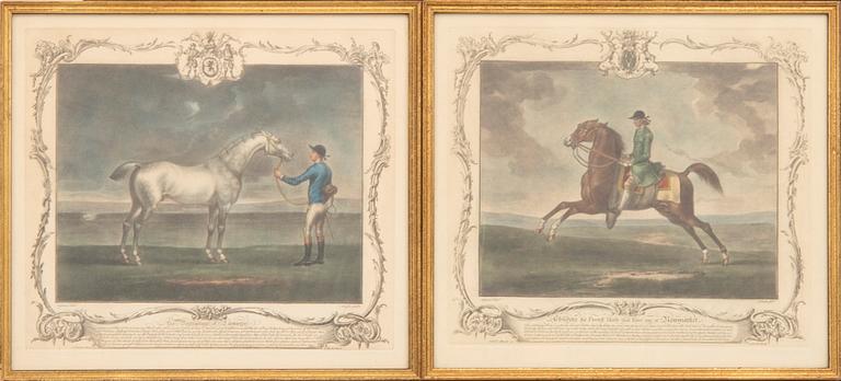 Thomas Spencer, after English Thoroughbreds, 6 pcs.