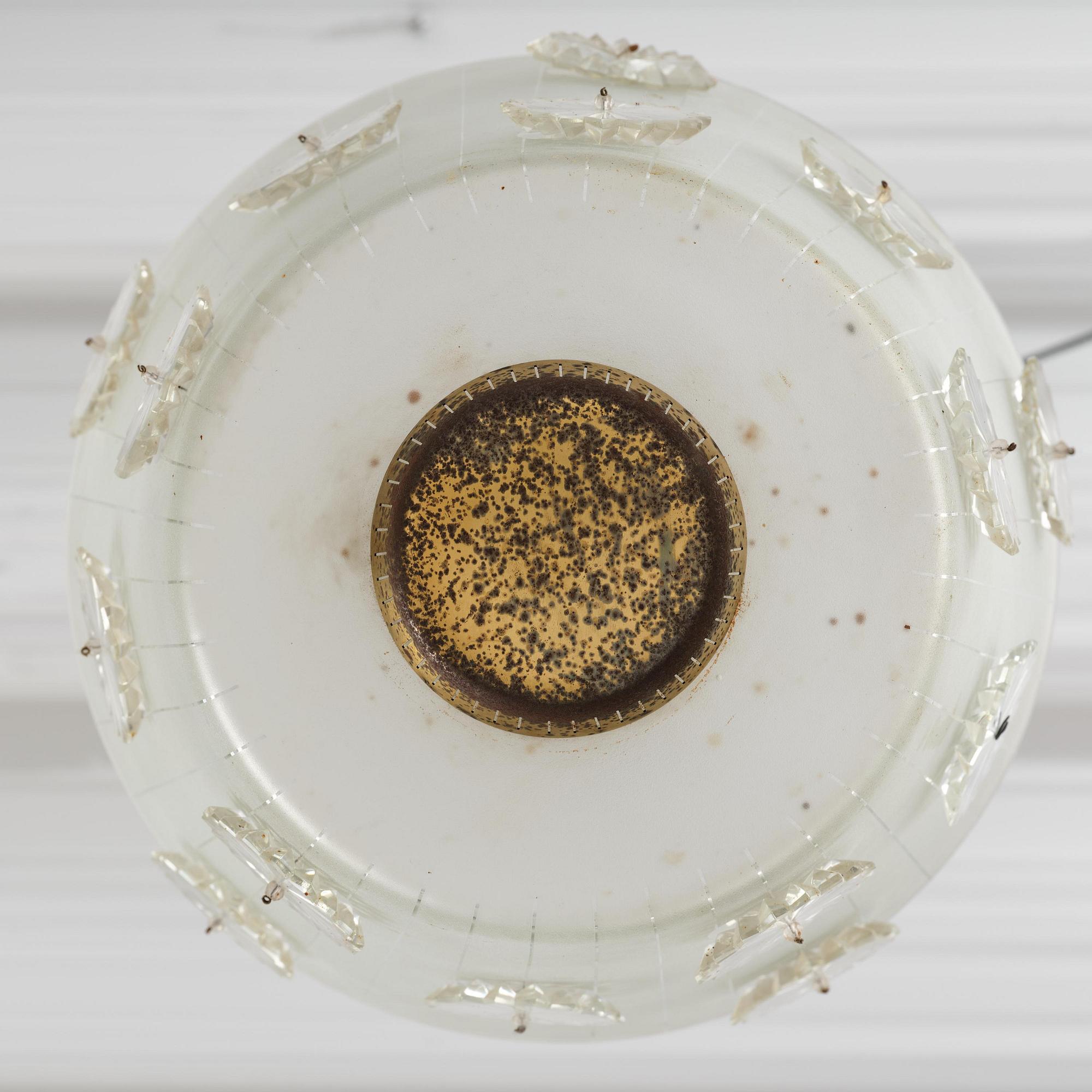 Harald Notini, a ceiling lamp model "11511", Arvid Böhlmarks Lampfabrik, Stockholm, 1940s.