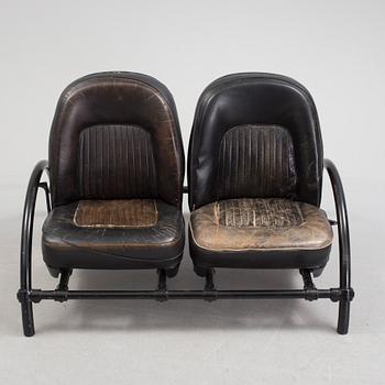 A 'Rover two-Seater' sofa by Ron Arad, One Off Ltd, London 1980s.