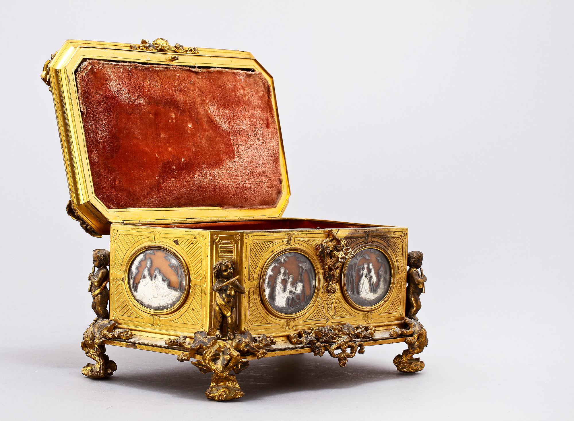 SKRIN, mässing, 1800/1900-tal.