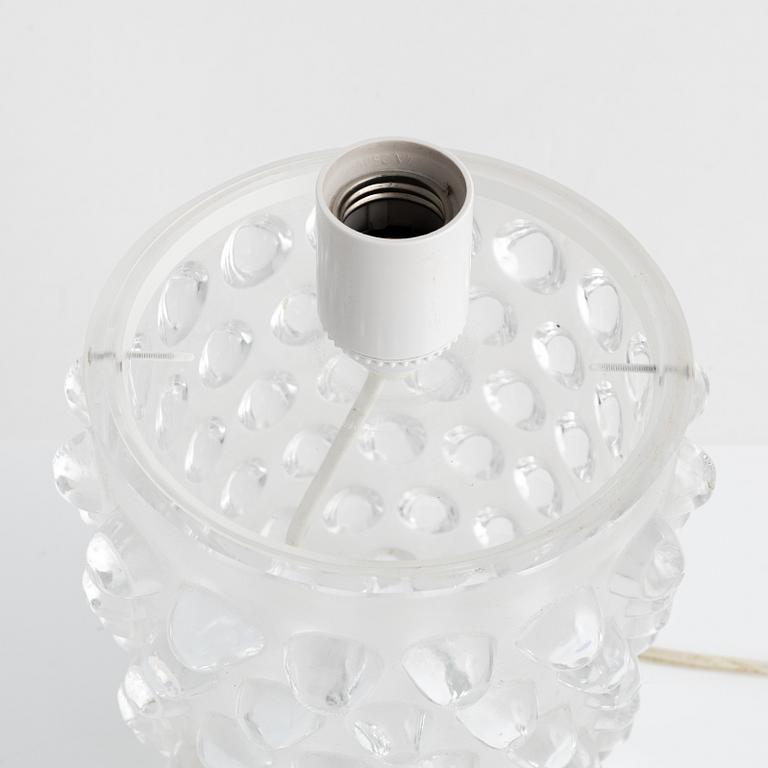 A 'Mossi' table light, Lalique, France.