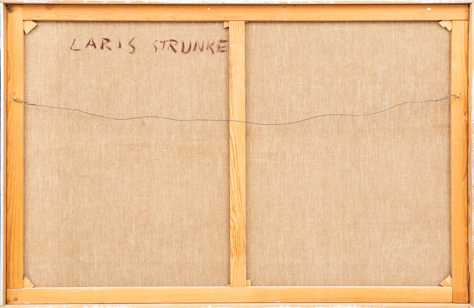 Laris Strunke, oil on canvas, signed verso.