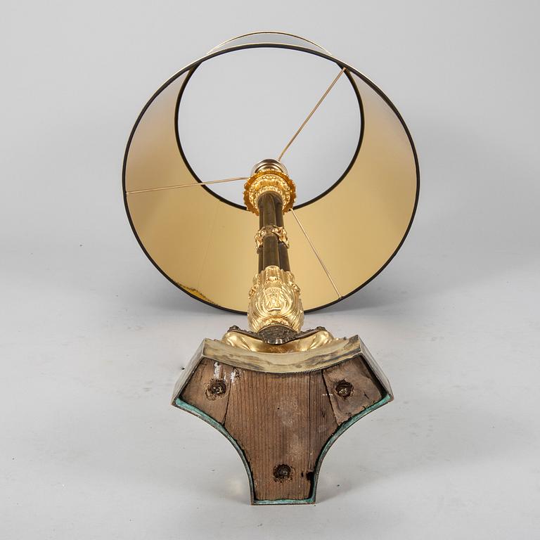 BORDSLAMPA, empire 1800-talets början.