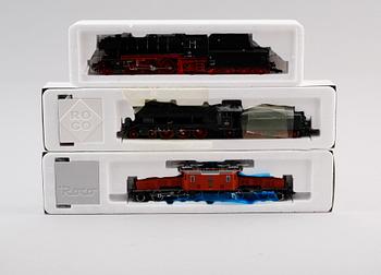 SAMLING MODELLTÅG, 4 delar, Roco, Österrike.