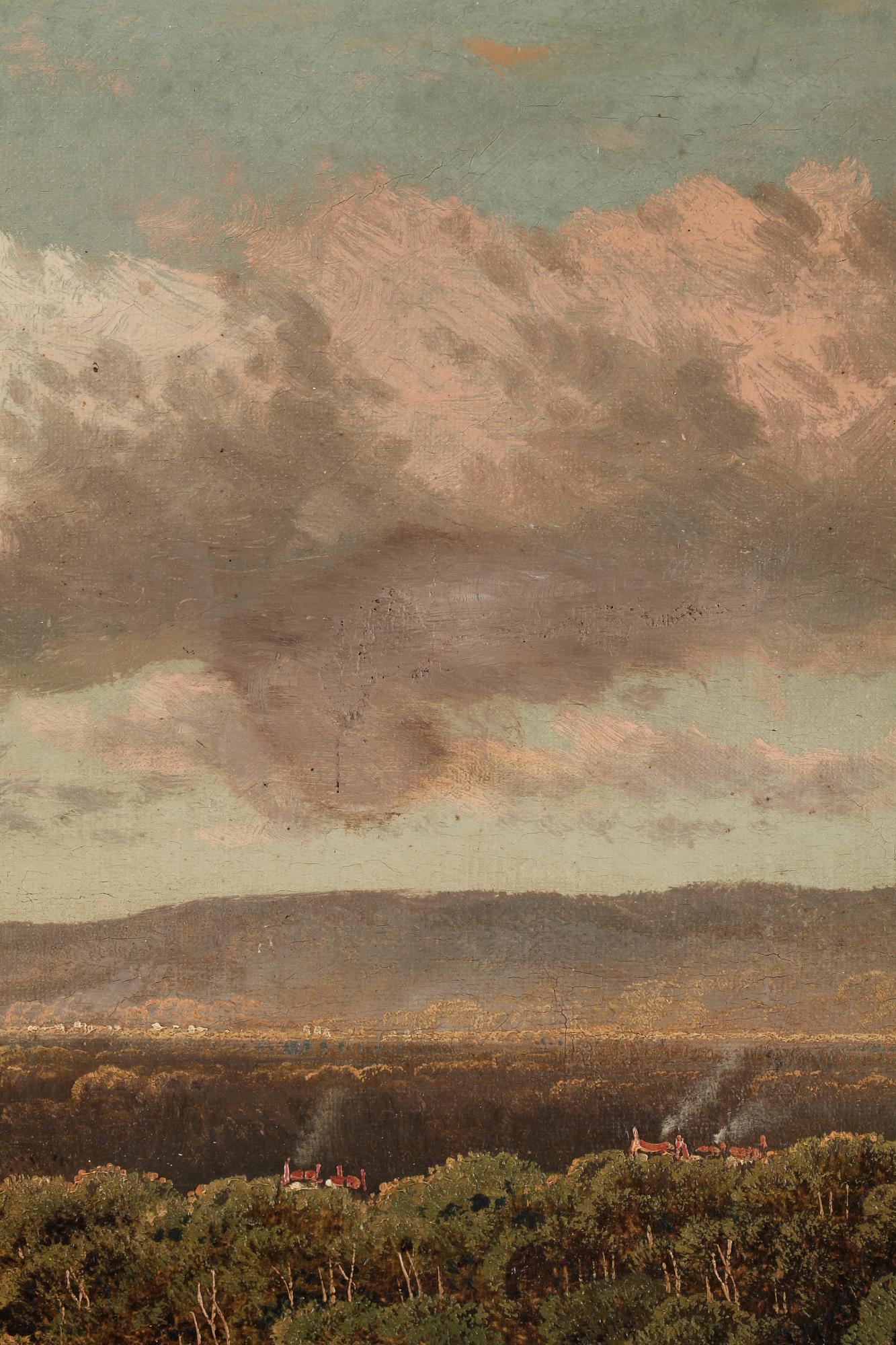 EDWARD H. NIEMANN, olja på duk, signerad.