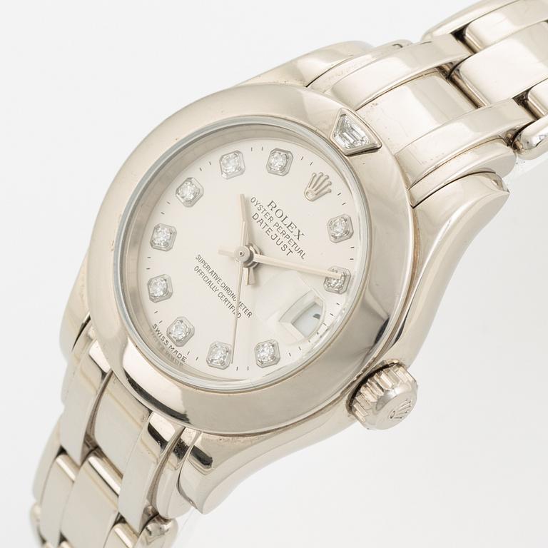 Rolex, Oyster Perpetual, Datejust, Pearlmaster, armbandsur, 29 mm.