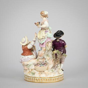 FIGURGRUPP, porslin, Meissen. Tidigt 1900-tal.