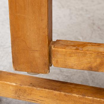 A set of six chairs, so-called "Orchestra chair", mid-20th century.
