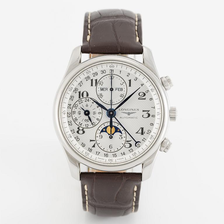 Longines, Master Collection, chronograph, wristwatch, 40 mm.