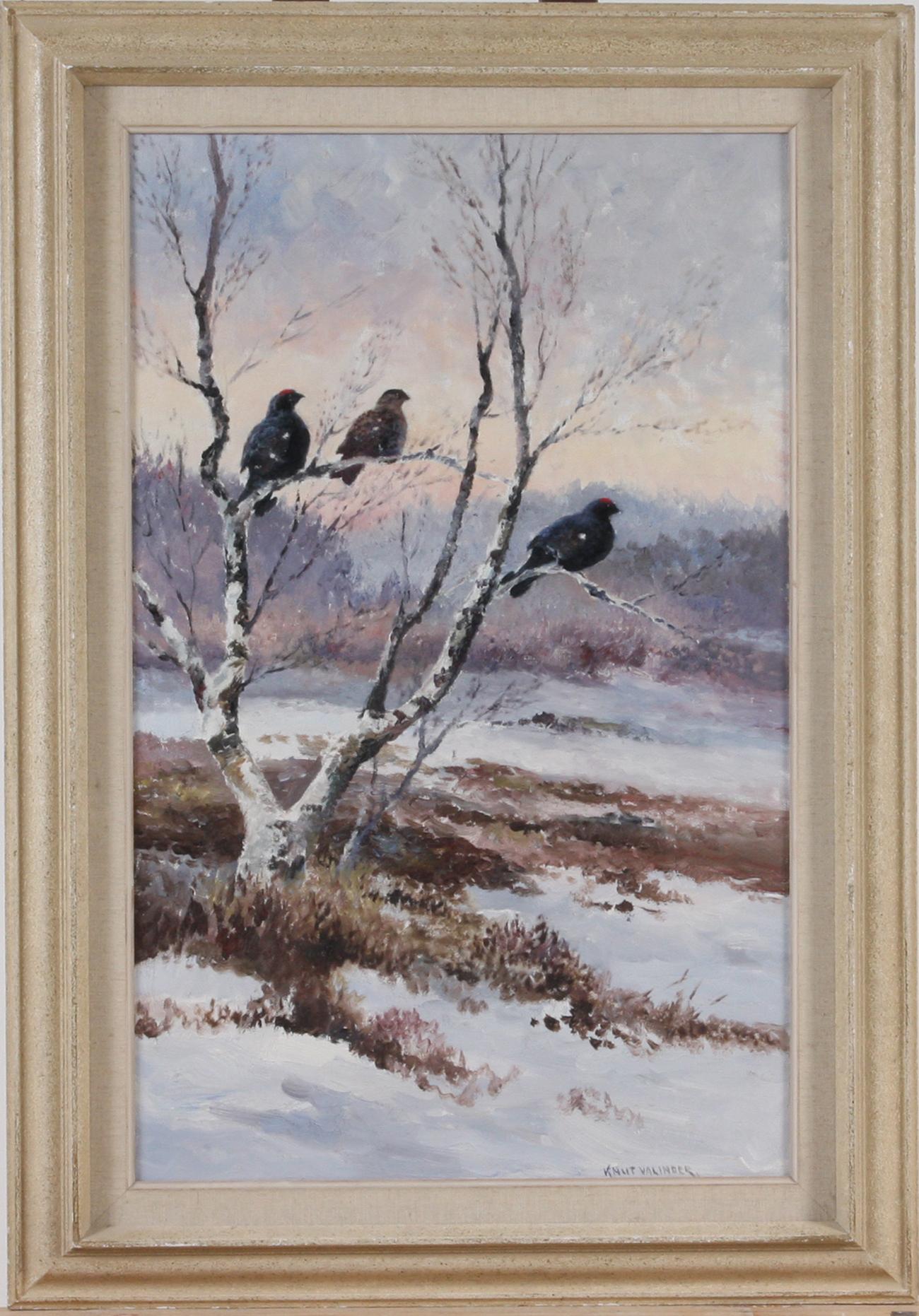 KNUT VALINDER, olja på duk, sign.