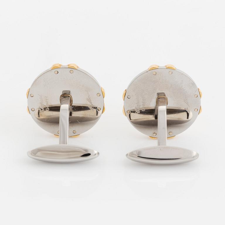 Chopard, St Moritz, cufflinks, ca 2000.