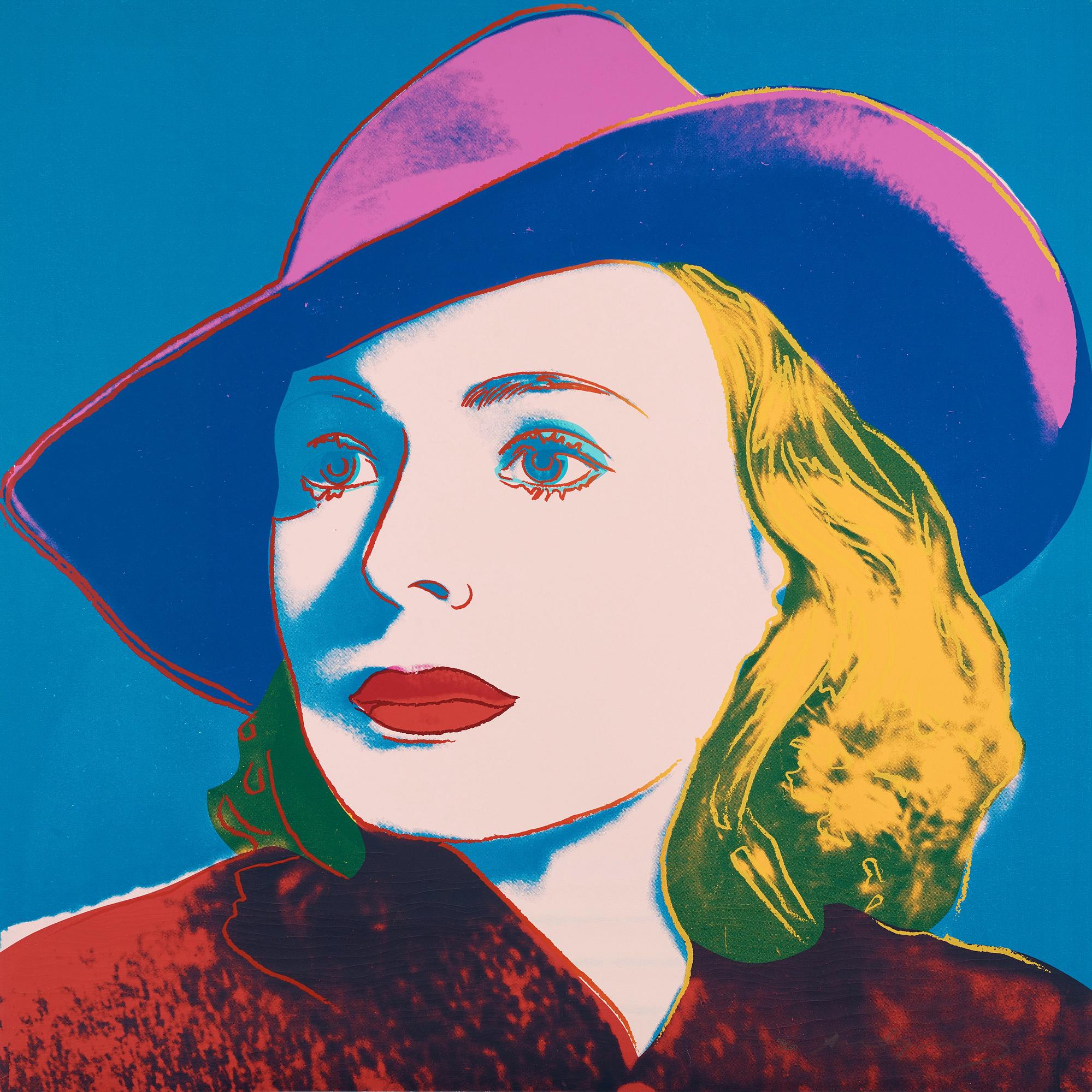 Andy Warhol, "With Hat", ur: "Three portraits of Ingrid Bergman".