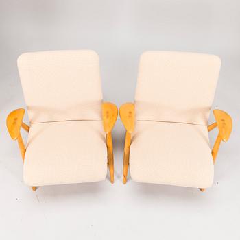 Ilmari Tapiovaara, A pair of '2468', 'Eve' armchairs for Asko. Designed 1960.