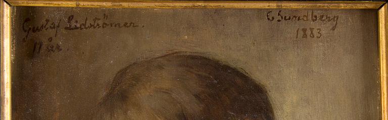 CHRISTINE SUNDBERG, Oil on panel, a pair, signed and dated 1883.