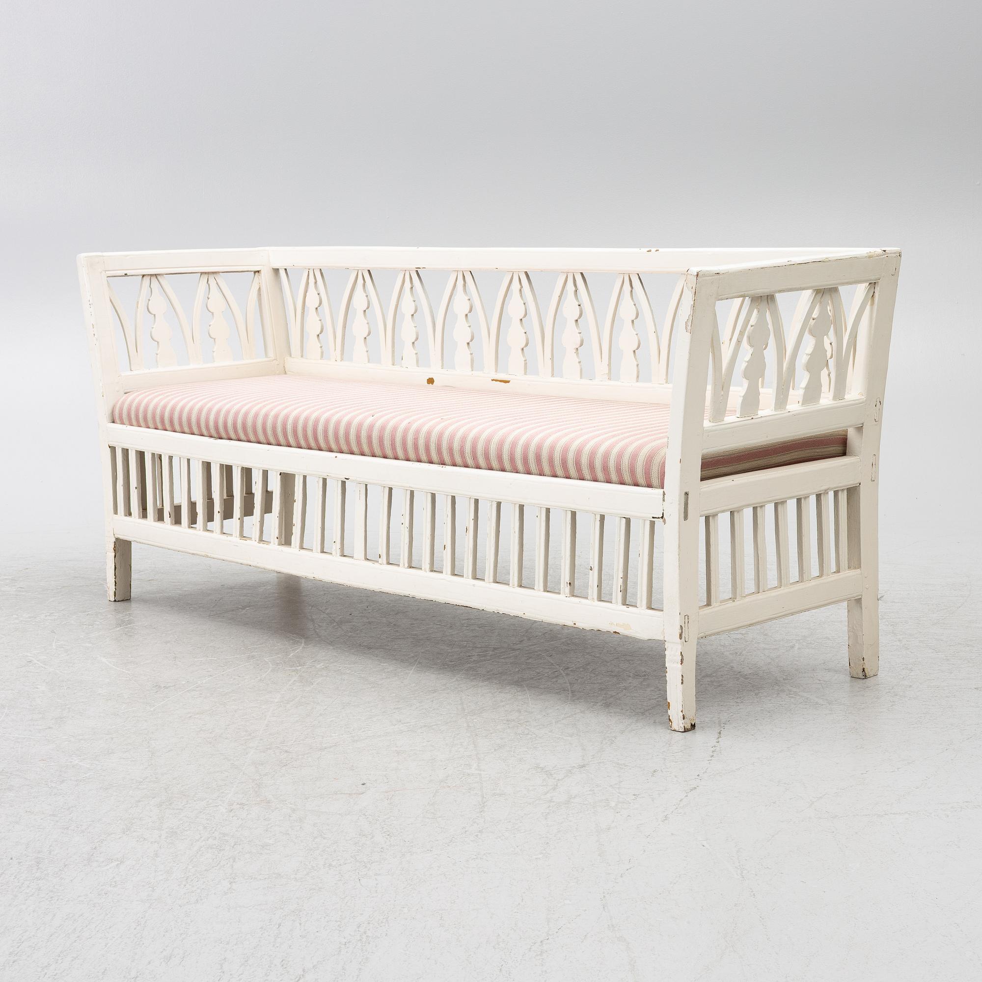 Sofa, late Gustavian, circa 1800.