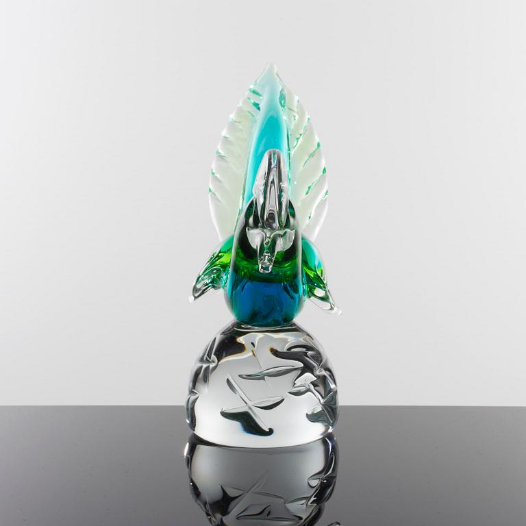 SKULPTUR, glas, FM Konstglas, Ronneby, 1900-talets andra hälft.