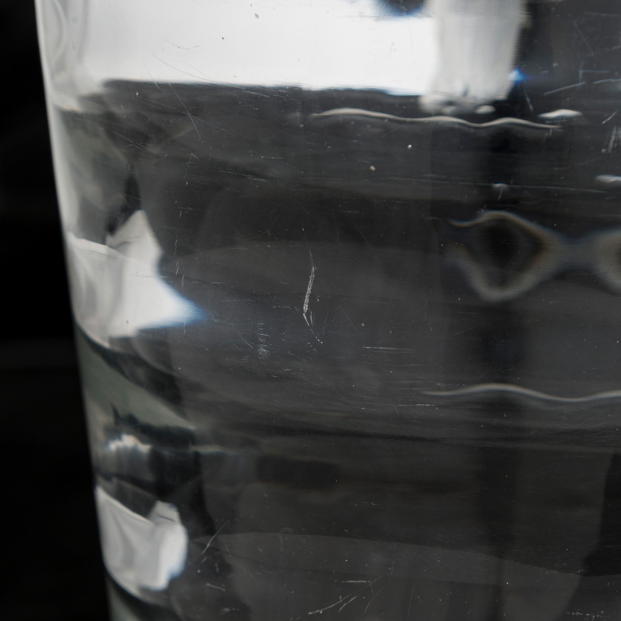 Arttu Brummer, probably, vase, engraved in Riihimäki 27.10 1937 (in Riihimäki 27.10 1937) .