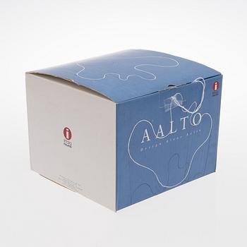 ALVAR AALTO, VAS, glas, "Savoy", märkt "Alvar Aalto 100 Iittala 1998".