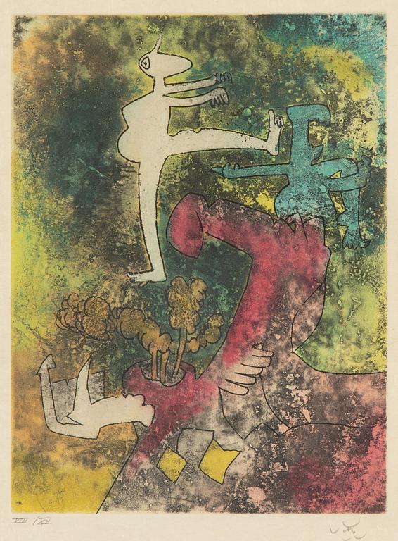 Roberto Matta, From  "Centre Noeuds".