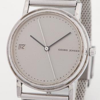 Georg Jensen, design Jörgen Möller, wristwatch, 30 mm.