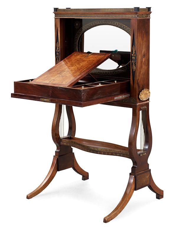 A Danish Empire early 19th Century dressing table.