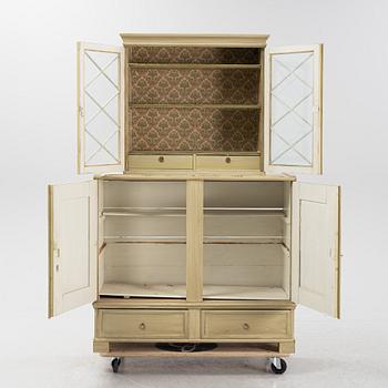 A painted cabinet 19th/20th Century.