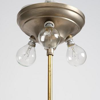 Harald Notini, a Swedish Grace ceiling lamp model "6312", Arvid Böhlmarks Lampfabrik, Stockholm, 1920s-30s.