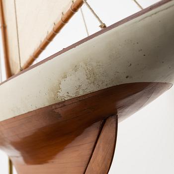A decorative sailing boat. 20th Century.